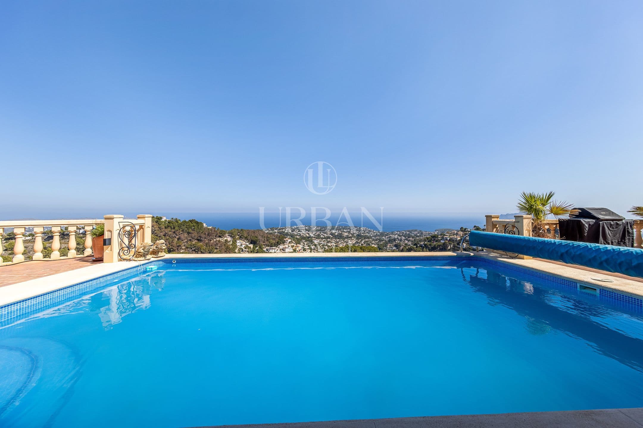 Mediterranean Villa with Sea and Mountain Views